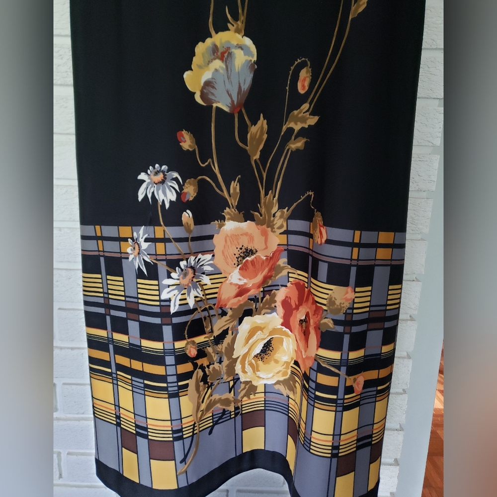 60s Marjorie Hamilton long dress, size small